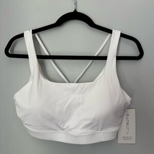 Athleta Women's Classic White Sports Bra